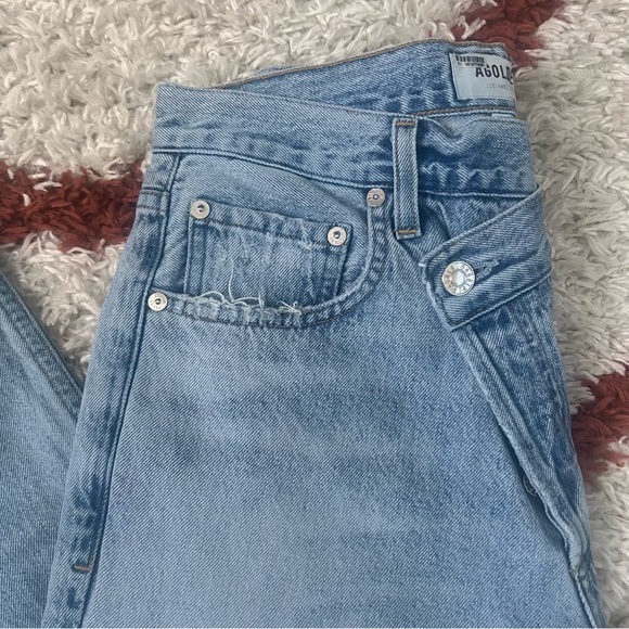 Agolde Criss Cross Upsized Denim Jeans 26/2 - Picture 9 of 14